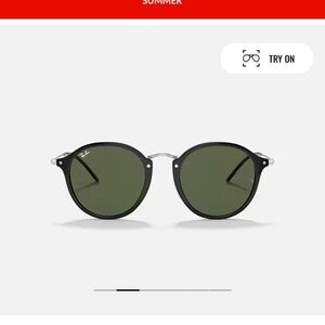 Ray ban round fleck